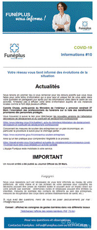 COVID 19 Lettre dinformation 10 Site